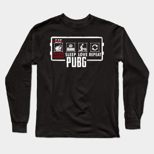 Eat Sleep Love X Pubg Compilation Long Sleeve T-Shirt